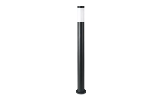 110cm Havelampe I Sort Rustfrit Stål - E27 Fatning, Ip44, 360 Graders Lys, Uden Lyskilde