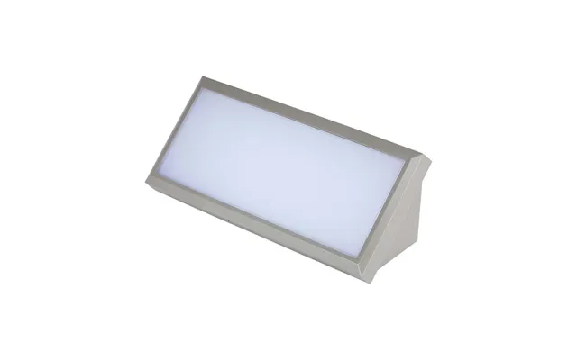 20w Led Landskab Udendørs Soft Light - Stor, 6400k, Grå Hus