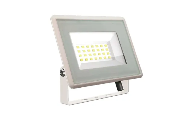 20w Projektør - Ip65, Hvid, Arbejdslampe