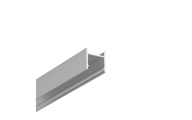 2m Aluprofil Level12 C U1 - Anodiseret, Påbygning, Led Skinne