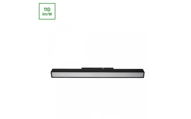 30cm 15w System Shift Basic Line S Skinnespot - 48v, 4000k, 110lm W, 100 Grader, Sort, Ip20