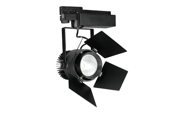 33w Led Skinnespot, Ra90 - Samsung Led Chip, 3000lm, 3000k, Sort, 5 Års