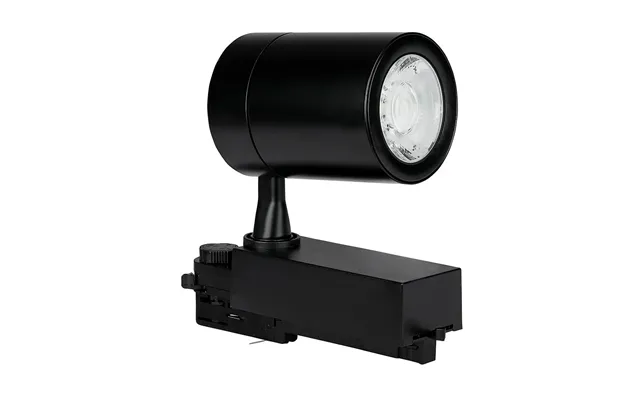 35w 3-faset Skinnespot - 6000k, Sort