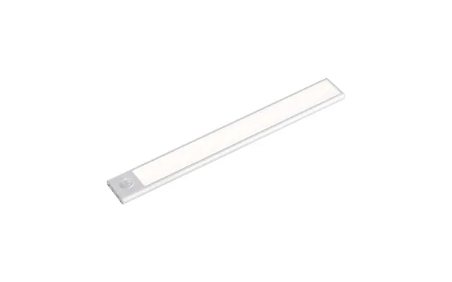 40cm 2w Led Skabslampe Med Pir Sensor, 5v - Sølv, 2200ma Batteri, Ip20, 4000k