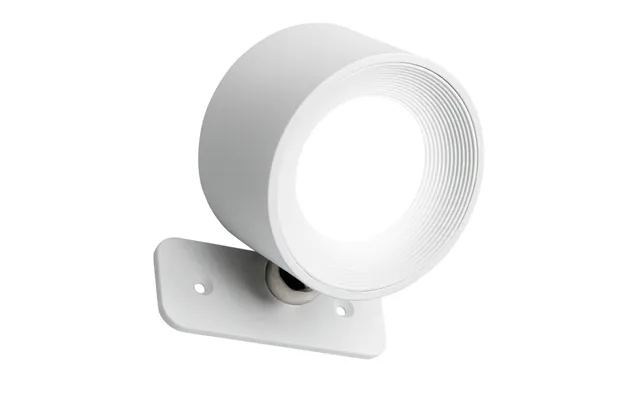 4,5w Genopladelig Væglampe Cct - Ip20, Rund, Hvid, 360â Roterbar, Inkl