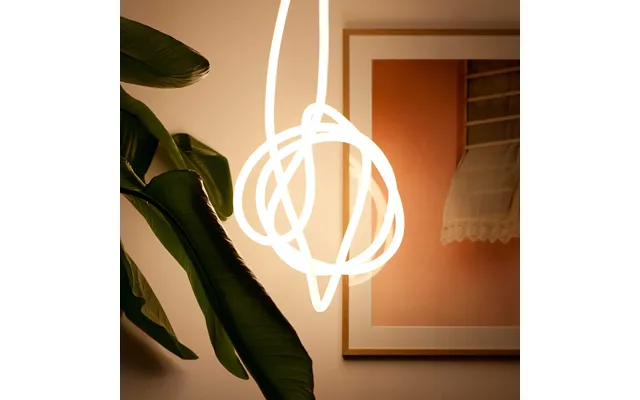 5m Neon Flex Tube - 230v, Varm Hvid, D16 Neon Komplet Sæt, Indretning