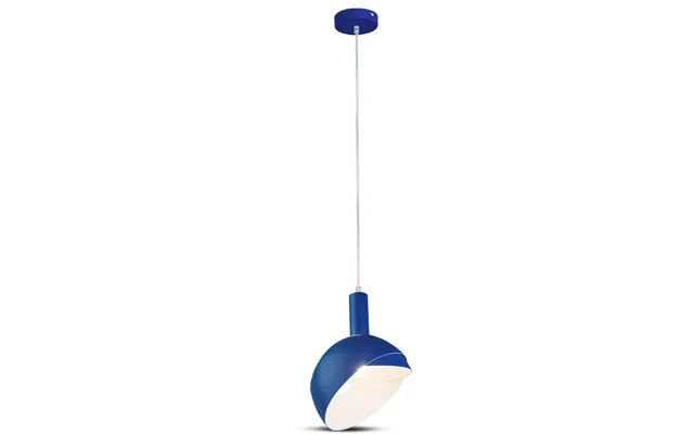 Blå E14 Pendelophæng Med Aluminiumsskærm - Max 60w, Ø18cm, Ip20, 5 Års