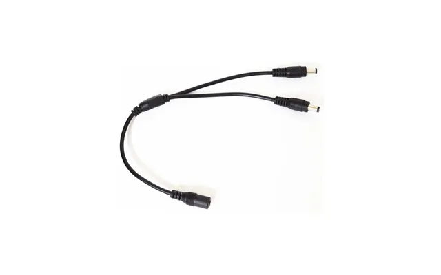 Dc Kabel Splitter - Til Led Strips, 5v-48v, Sort