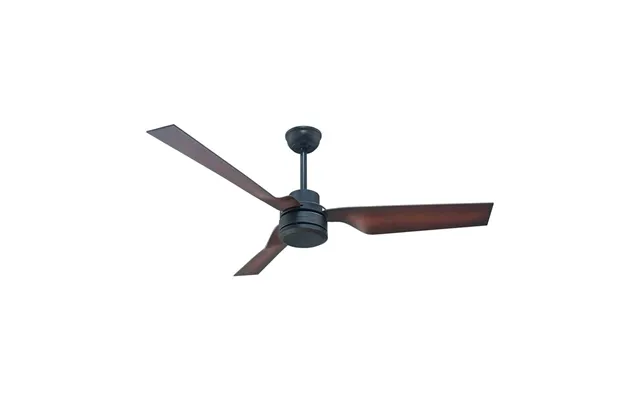 Loftventilator 65w - Bronze Med Rf-kontrol, 3 Brune Blad, Ac Motor 52 Tommer