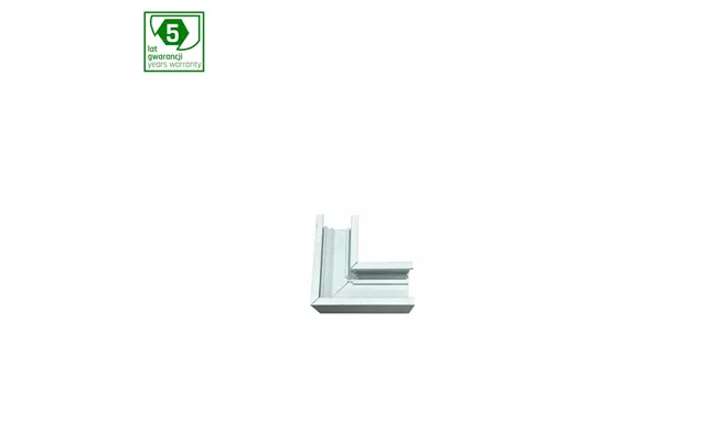 System Shift Vandret Slankt L-samlestykke, Hvid - 48v, Aluminium, Ip20, 5 Års