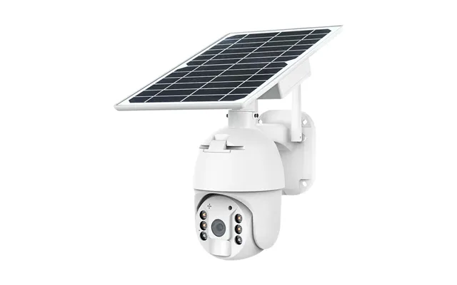 Wifi Hd Smart Solar Ptz Kamera Med Solcelle - 2mp, Ip65, Pir Sensor, 360â Rotation, Smart Life App