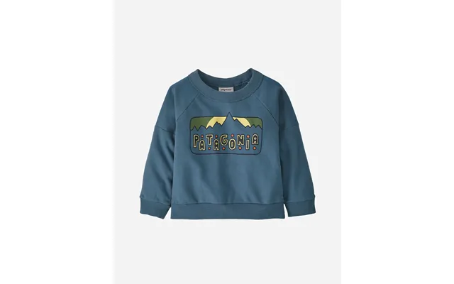 Baby Crew Sweatshirt - Dancing Dawn Utility Blue