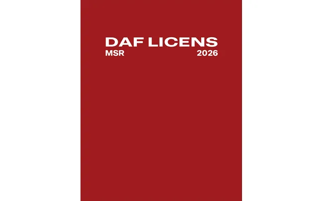 Daf Licens 2026