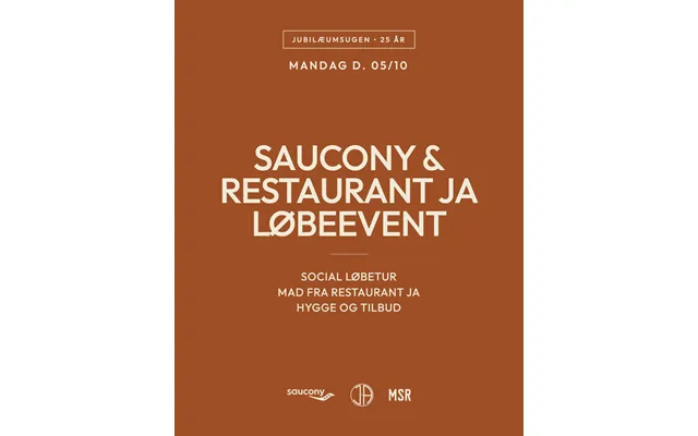 Saucony X Restaurant Ja X Msr Jubilæums Uge