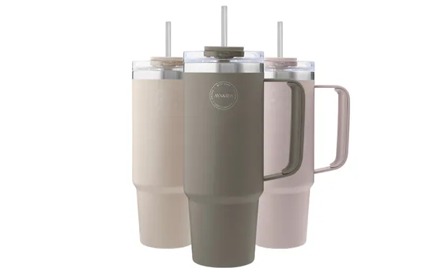 Aya&ida Thermo Cup With Straw 885ml