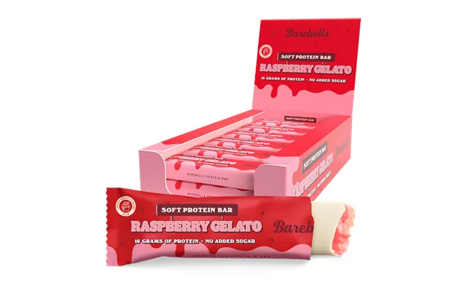 Barebells Soft Protein Bar - Raspberry Gelato 12x55g
