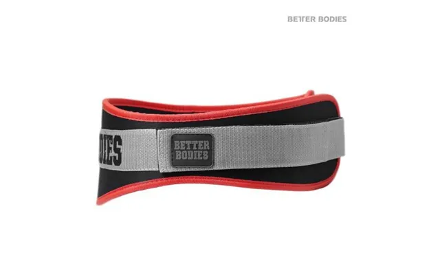 Better Bodies Basic Gym Belt - Black Red