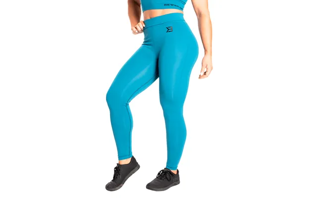 Better Bodies Rockaway Leggings Dark Turquoise - Træningstøj Til Kvinder