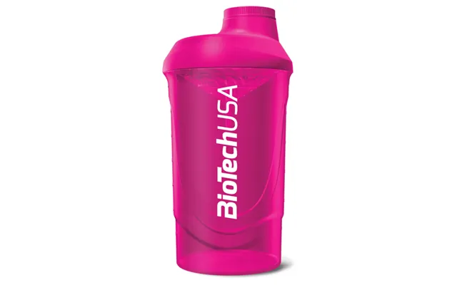 Biotechusa Wave Shaker Lyserød Magenta Praktisk Shaker Til Proteinshakes Perfekt Til Træning