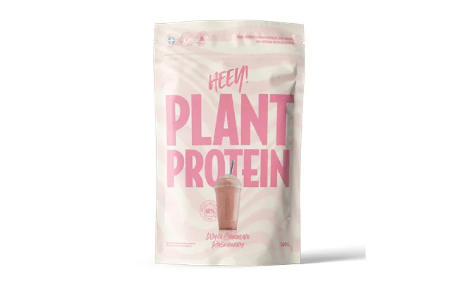Heey Vegan Protein - White Chocolate Raspberry 500g