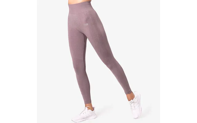 Icaniwill Define Seamless Tights Faded Violet Melange Wmn - Træningstøj Til Kvinder