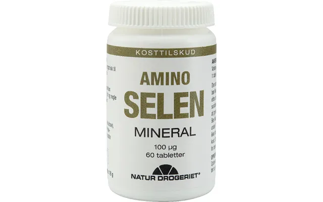 Natur Drogeriet Selen Amino 100 G 60 Stk - Kosttilskud