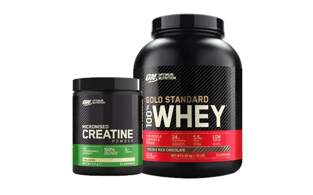 Optimum Nutrition Essentials 2040g Whey 317g Creatine - Proteinpulver