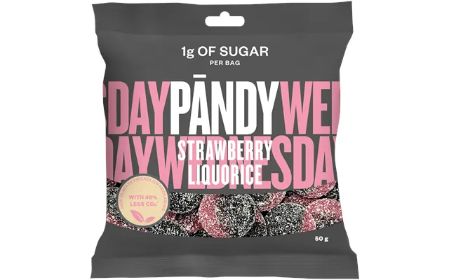 Pandy Candy 50g - Strawberry Liquorice By Klara