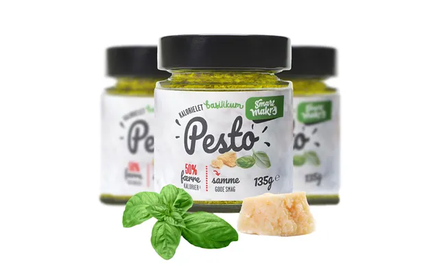 Smart Makro Kalorielet Basilikumpesto 6x 135g - Pasta
