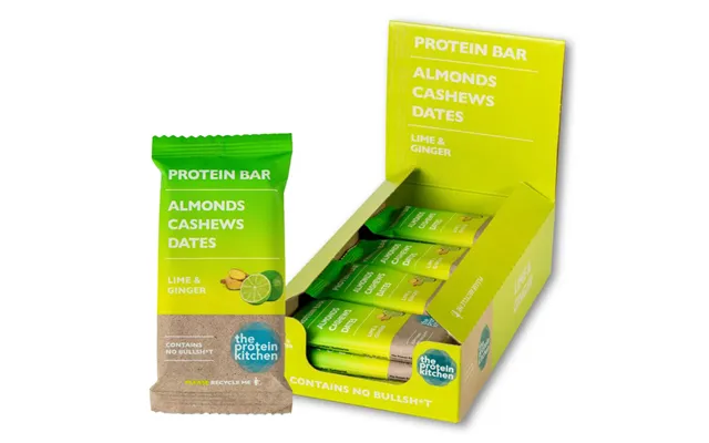 The Protein Kitchen Bar - Lime & Ginger 12x50g