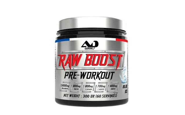 Addict Sport Nutrition - Raw Boost Pre-workout, Blue Ice