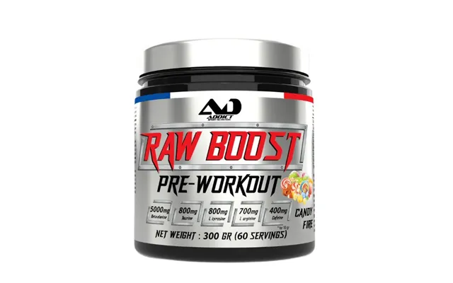Addict Sport Nutrition - Raw Boost Pre-workout, Candy Fire
