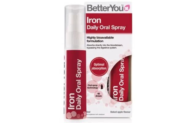 Betteryou - Jern Daglig Oral Spray, Bagt Æble