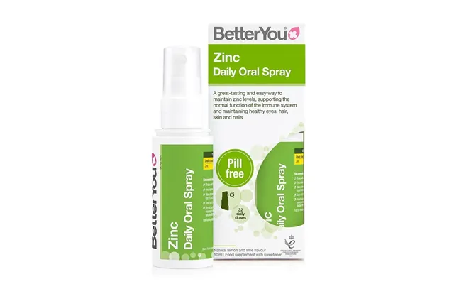 Betteryou - Zinc Daily Oral Spray, Natural Lemon & Lime