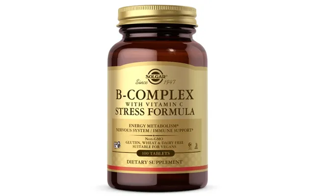 Solgar - B-complex Med Vitamin C 100 Tabletter
