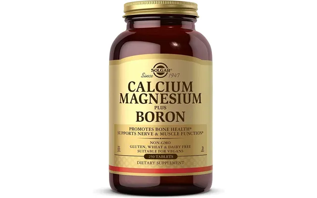 Solgar - Calcium Magnesium Plus Boron 250 Tabletter