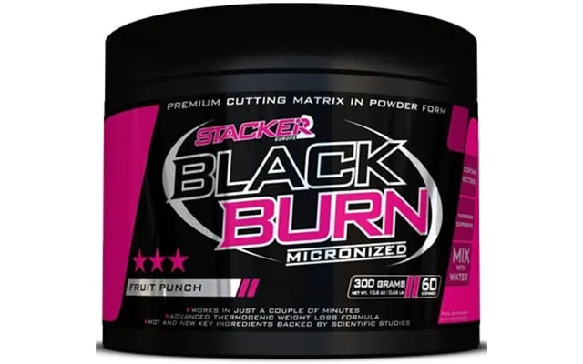 Stacker2 Europe - Black Burn Micronized, Fruit Punch