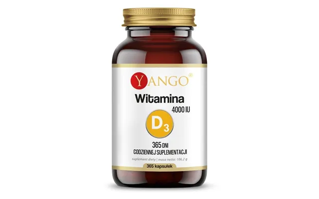 Yango - Vitamin D3 4000 Iu, 100 Mcg 365 Kapsler