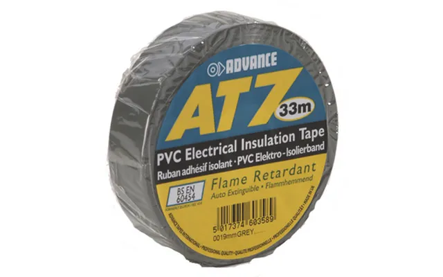 Advance At7 Pvc-tape 19mm X 33m Grå