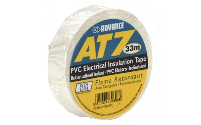 Advance At7 Pvc-tape 19mm X 33m Hvid