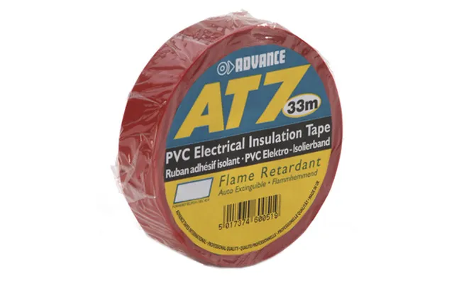 Advance At7 Pvc-tape 19mm X 33m Rød