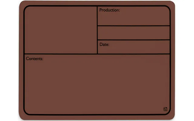 Ah 88001 M Tourlabel Med Magnet 177x127mm Brun