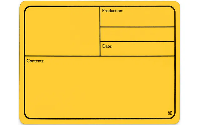 Ah 88001 M Tourlabel Med Magnet 177x127mm Gul
