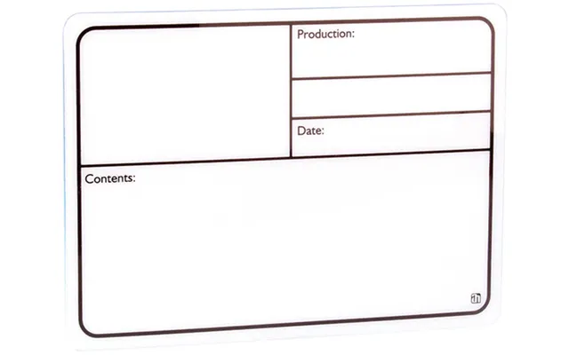 Ah 88001 Tourlabel Selvklæbende 177x127mm - Hvid