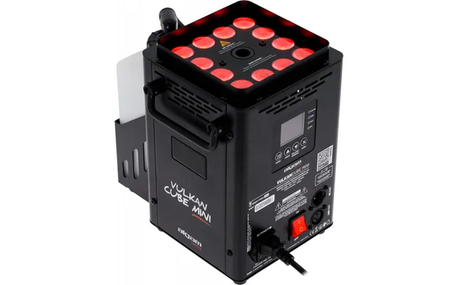 Algam Lighting Vulkan-cube-mini Vertikal Røgmaskine Med Led Lys, Dmx Og Remote - 1200w