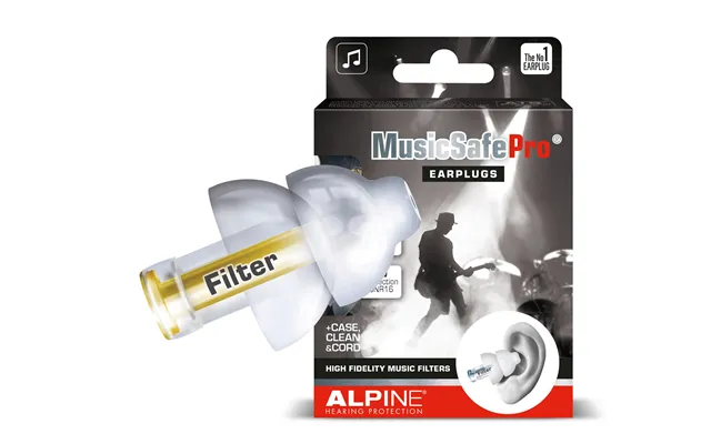 Alpine Musicsafe Pro Ørepropper - Transparent
