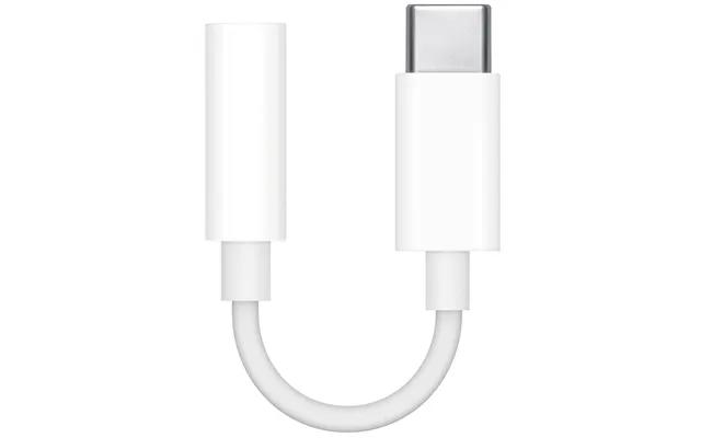 Apple Mu7e2zm A Original Usb-c Til 3.5 Mm Hovedtelefon Adapter