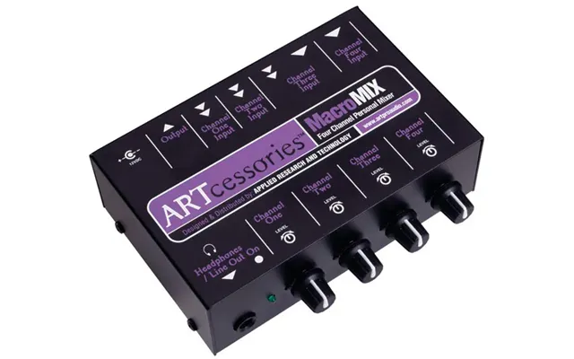 Art Macromix 4 Kanal Mixer Med Rca Og Jack Stik