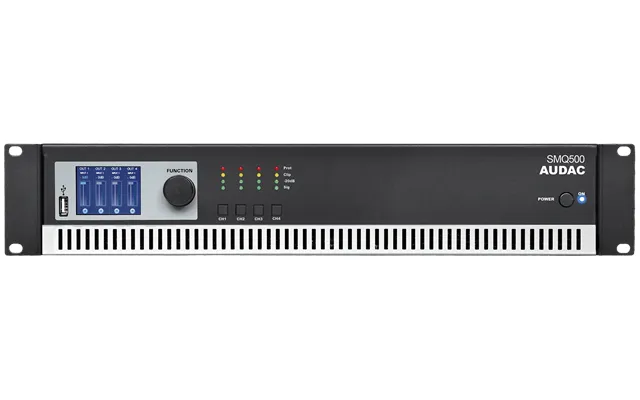 Audac Smq500 Forstærker 4x500w 4 Ohm