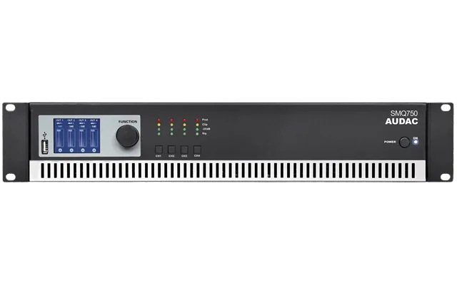 Audac Smq750 Forstærker 4x750w 4 Ohm